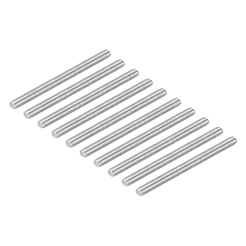 DMiotech 20Pack M4x50mm Fully Threaded Rod 304 Stainless Steel Right Hand Threads Rod Bar Studs Clamps - size: M4 x 50mm