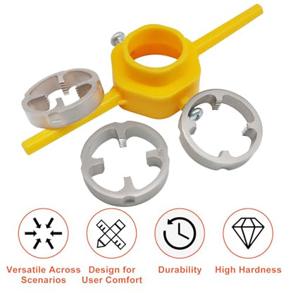 Waziaqoc 6-Pack Plastic PVC Thread Maker Tools