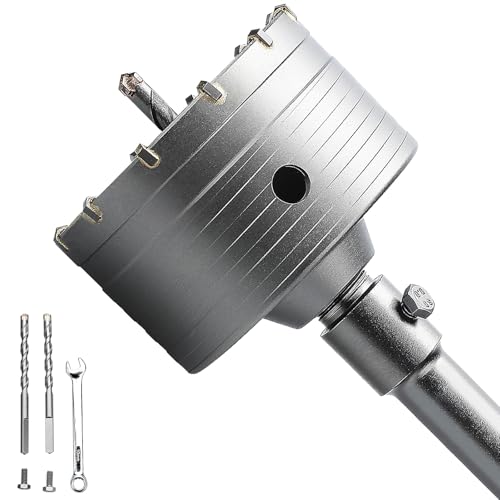 4 inch / 100mm Concrete Hole Saw with SDS Plus Shank Rod - style: 100mm ( 4 inch )