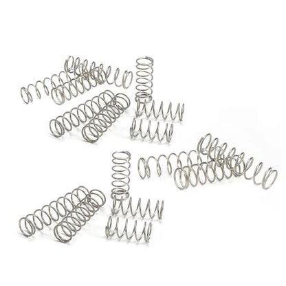 150pcs Compression Spring, 304 Stainless Steel Small Spring (0.3 * 4 * 10mm), 4mm OD, 10mm Length, 0.3mm Wire Diameter - size: 0.3*4*10mm