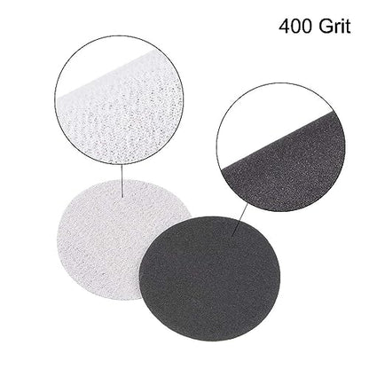 2-Inch Wet or Dry Sandpaper Sanding Paper disc Sanding Discs 400 Grit 50 Pcs - size: 50Pcs 2-inch 400 Grit