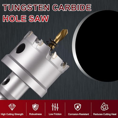 Tungsten Carbide Tipped Hole Saw 1 Inch 25.5mm Hole Cutter - size: 1 Inch (25.5mm)