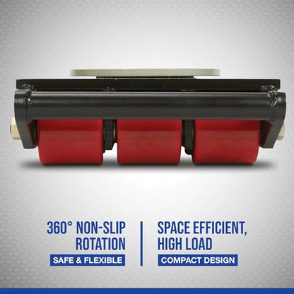 Strongway Machinery Mover, 39,600-Lb. Capacity, 12 Rollers - size: 39600 LB