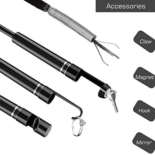 Endoscope WiFi, Wireless Endoscope Camera for Android 2.0MP Borescope Inspection Camera with Flexible Grabber 16.4ft (5M)