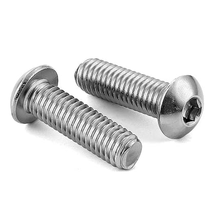 M8-1.25 x 20mm Button Head Socket Cap Screws, 50 PCS - size: M8 x 20mm