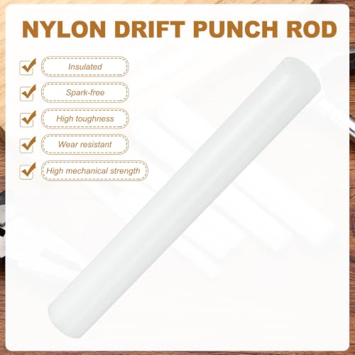HARFINGTON 3pcs Nylon Drift Punch Rod 19/32" Dia Front Sight Drift Punch - size: 19/32"