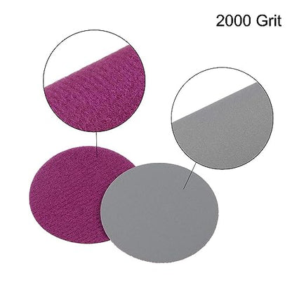 2-Inch Wet or Dry Sandpaper Sanding Paper disc Sanding Discs 2000 Grit 50 Pcs - size: 50Pcs 2-inch 2000 Grit