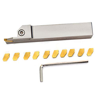 OSCARBIDE 3/4" QA12R-30 Lathe Grooving Parting Holder 10 Inserts Right-Hand