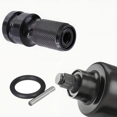 1/2-Inch Square Drive to 1/4-Inch Hex Adapter, Quick Release Socket Adapter Converter for Impact Drivers and Ratchet Wrenches