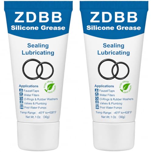 Plumbers O Rings Silicon Grease Tube for Pool Lube Pumps & Filters Rubber Seals Faucet Valve Silicone Grease Lubricant Spa O Ring Lubricant,1 oz 3-Pack - color: Grease for O Rings, size: 2-Pack