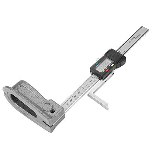 Mumusuki 0-150Mm Digital, Height, Height Caliper Height Gauge Caliper Height Aperture Depth Gauge with Stainless Steel Base
