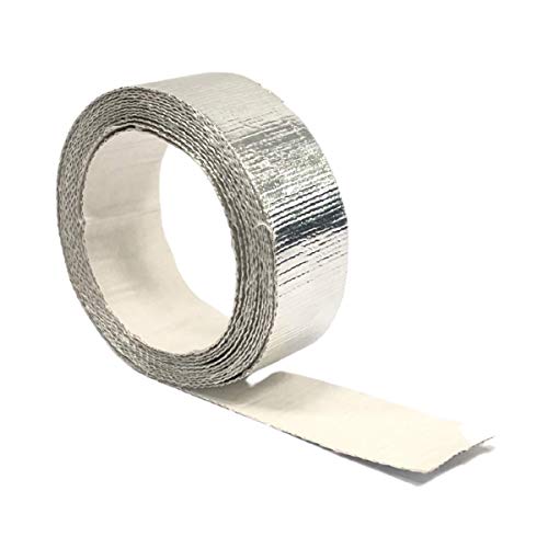 Newtex High Heat Resistant Tape - Extreme Temperature Aluminum Foil Z-Flex Tape - Pressure Sensitive Adhesive Ducting, Insulation, Reflective Heat Barrier Tape Roll (1.5" x 15') - size: 1.5 Inches x 15 Feet
