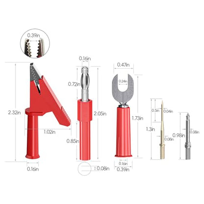 Goupchn Multimeter Test Leads Kit 21PCS Digital Electrical Testing - style: 21PCS