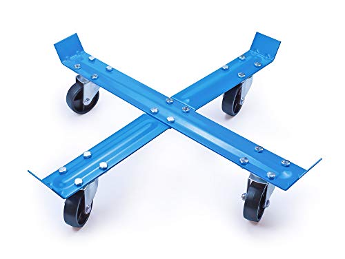 LIBRA 55 Gallon Foldable Drum Dolly with Swivel Wheel Casters