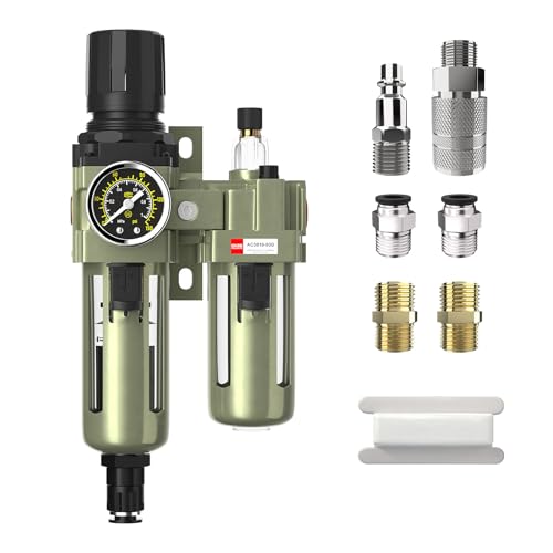 NPT 3/8" Air Compressor Water Separator Filter Pressure Regulator - color: Auto Drain Kit, size: 3/8"NPT