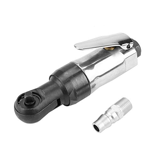 Air Ratchet Mini Palm Air Wrench Pneumatic Ratchet 1/4 or 3/8 Inch Composite Drive Straight Shank Air Ratchet Wrench(3/8")