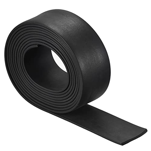 uxcell EPDM Rubber Foam Sheet Strips 1/8" T x 2" W x 118" L, Neoprene Rubber Sheet Rolls for DIY Gasket, Sealing Padding, Reduce Vibration Mat - size: 1/8"T x 2"W x 118"L