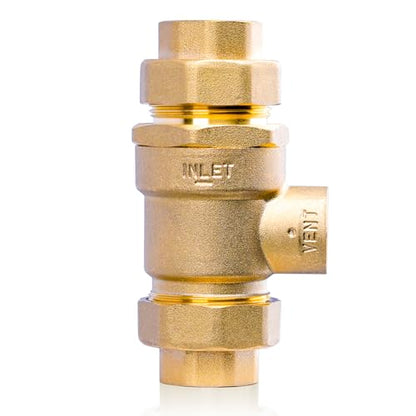 3/4" Backflow Preventer Valve 9D-M2 Brass Dual Check Valve Female NPT - size: 3/4 Inch