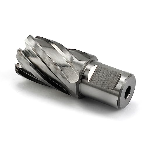 Annular Cutter JESTUOUS 15/16 Inch Cut Dia 3/4 Weldon Shank 1 Cut Depth