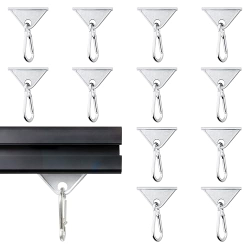 12 Pack 3030/4040 Extrusion Sliding Hook Silver - color: Silver, size: 30/40-Sliding Hook