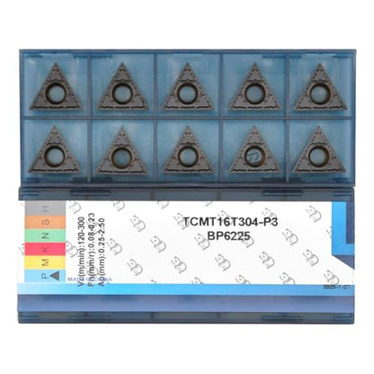 TCMT32.51(TCMT16T304) Turning Insert for Steel Semi-Finish Tools 10pcs - size: TCMT 31.51-PM