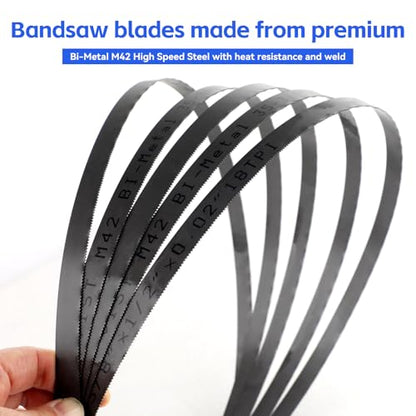 35-3/8 Inch Bandsaw Blade 18 TPI, 35-3/8" x 1/2" x 0.02" Portable Band Saw Blade, Replacement for Milwaukee 48-39-0526, 48-39-0529 and 2829-20 Compact Band Saw, 5-Pack - size: 35-3/8" x 1/2" x 0.02",18 TPI, 5 Pack