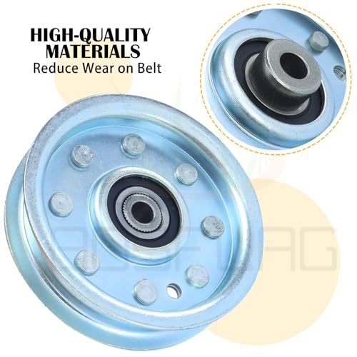 2 Pack 756-0627D Idler Pulley for Cub Cadet LT1046 LT1500 Tractors - color: L11 2x756-0627