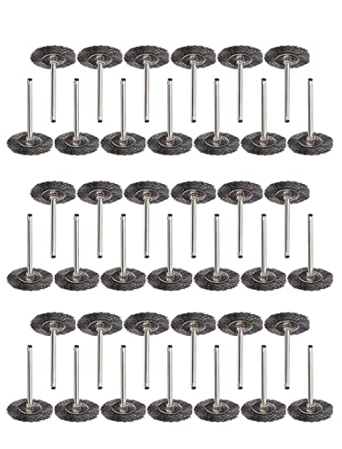 Wheel Brush 50 Pcs Wire Polishing Set for Rotary Tools - style: 50PCS T-Type