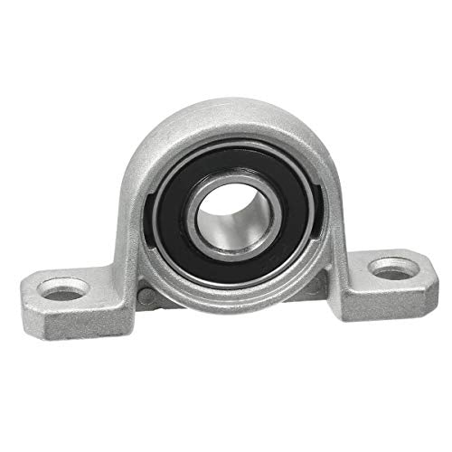 XMHF 2Pcs KP001 12mm Bore Zinc Alloy Inner Ball Mounted Pillow Block Insert Bearing