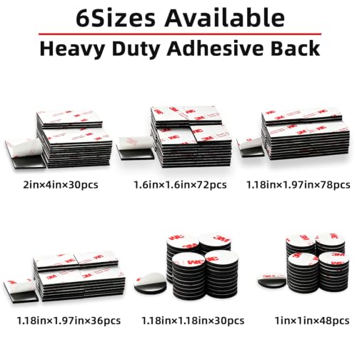 P7yaumy Double Sided Tape Heavy Duty, 1.18in×1.18in 30pcs Pre-Cut Foam Tape - size: 1.18in×1.18in×30pcs