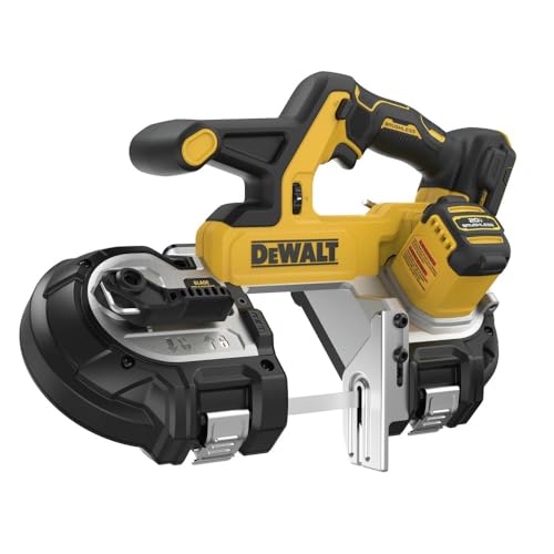 DEWALT 20V MAX XR Bandsaw, Brushless Motor, Portable and Cordless, 3-3/8 Inch Cut Capacity, Bare Tool Only (DCS378B) - style: Bare Tool Only