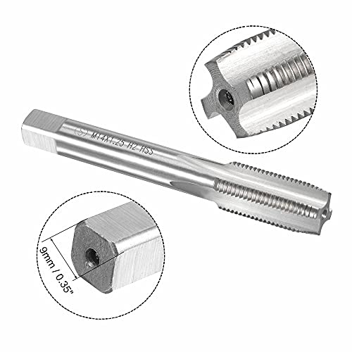14mm x 1.25 HSS Metric Tap and Die Set Right Hand Thread,Tapping DIY Tool 3pcs (M14 x 1.25mm) - size: M14 x 1.25mm