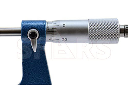 Shars 1-2" 30° Point Micrometer 303-2318 P) - size: 1-2" 303-2318