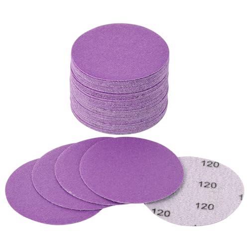 3 Inch Sanding Discs, 40 Pack 120 Grit Hook and Loop Sandpaper - style: 120 Grit