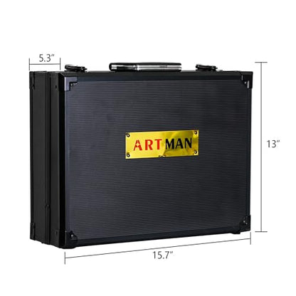 Combined Maintenance Toolset Suitcase-247 Pieces of Basic Home Mechanic Toolbox.General Machinery Tool Set.Home Mechanic Tool Kit Box for Men - color: Black, size: Toolset Suitcase