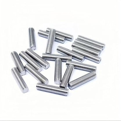 M6x 25mm Fully Threaded Rod 1mm Thread Pitch 304 Stainless Steel Right Hand Threaded Rods Bar Studs 20 Pcs - size: M6x25