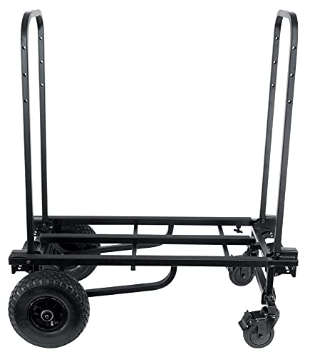 Rockville Rock Cart Pro Equipment Transport Utility Roller Cart 700 LB Capacity