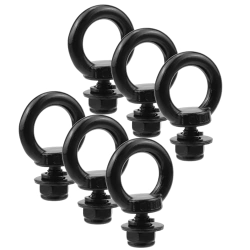 Antrader Lifting Shoulder Eye Bolts,M8 Machinery Shoulder Lifting Eye Bolt - size: M8-(With Lock Washers)