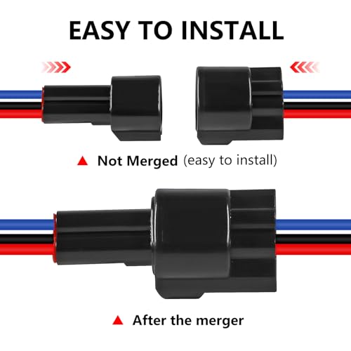 AITRIP 10PACK 3Pin Electrical Wire Connectors Male and Female Plug Socket Quick Disconnect Waterproof Plug and Play Wire Terminals for Automotive Cars Trucks Motorcycles Marine Boats - color: 3 Pin