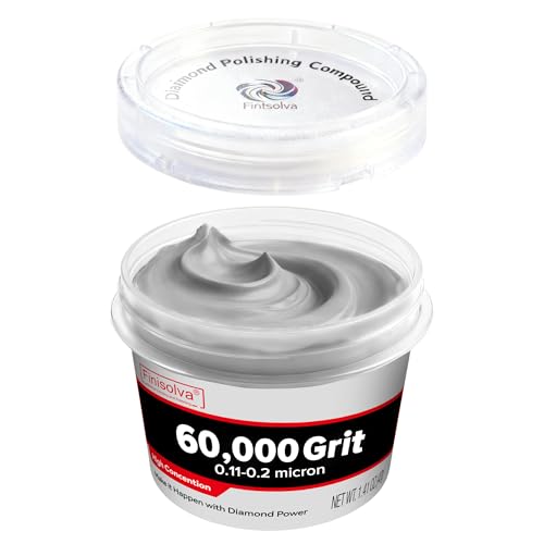 Diamond Paste Polishing Compound, 60,000 Grit, 40 G, Light Scratch Removal - size: 60,000Grit, style: 1.41 oz (40g)