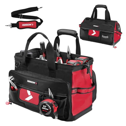 ARROW 17" Large Tool Bag with 36 Multipurpose Pockets, Tool Bags for Men - size: 17 Inch