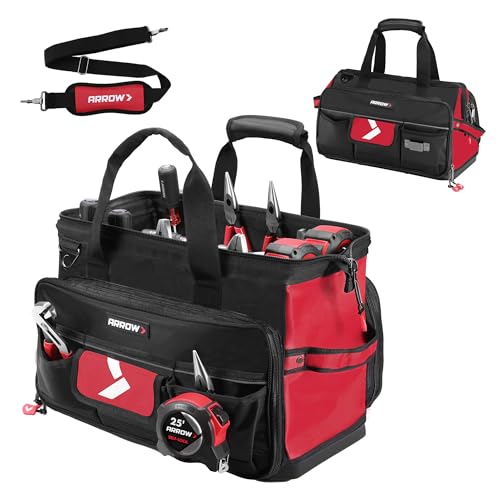 ARROW 17" Large Tool Bag with 36 Multipurpose Pockets, Tool Bags for Men - size: 17 Inch