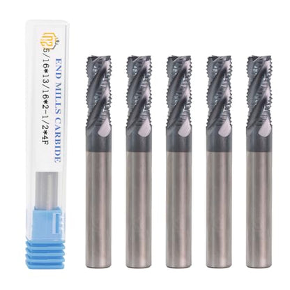 NZ 5/16" 4-Flute Roughing End Mill - size: 5/16*13/16*2-1/2*4F