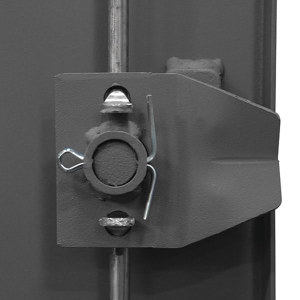 Durham Extra Heavy Duty Welded 12 Gauge Steel Lockable Storage Cabinet, HDC-247278-4S95, 1300 lbs Shelf Capacity, 24" Length x 72" Width x 78" Height, 4 Shelves