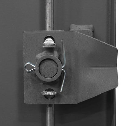 Durham Extra Heavy Duty Welded 12 Gauge Steel Lockable Storage Cabinet, HDC-247278-4S95, 1300 lbs Shelf Capacity, 24" Length x 72" Width x 78" Height, 4 Shelves