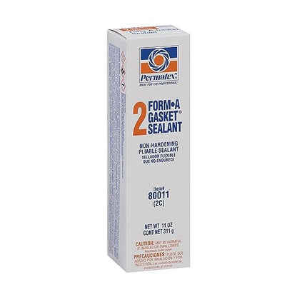Permatex 80011 Form-A-Gasket #2 Sealant, 11 oz. - size: 11 Fl Oz. (Pack of 1), style: Form-A-Gasket #2