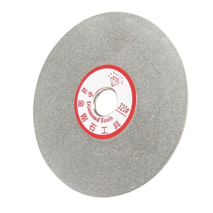 4 Inch 320 Grit Flat Lap Diamond Grinding Disc with 5/8" Arbor Hole - style: 320# Diamond Disc
