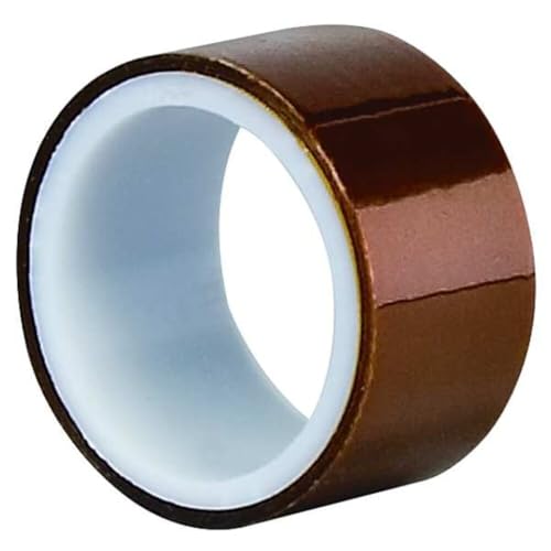 3M 5413 Amber Polyimide Film Tape, 2in Width x 5yd Length (1 roll)