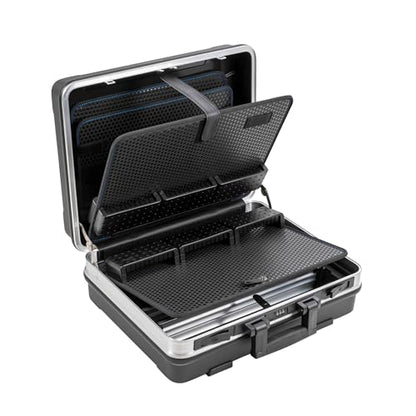 B&W BASE tool case with MODULE tool storage system (ABS case, volume 28.1 l, 46.3 x 35.5 x 17.1 cm inner) 120.02/M, tools not included - size: 46,3 x 35,5 x 17,1 cm - small, style: module tool holder systems