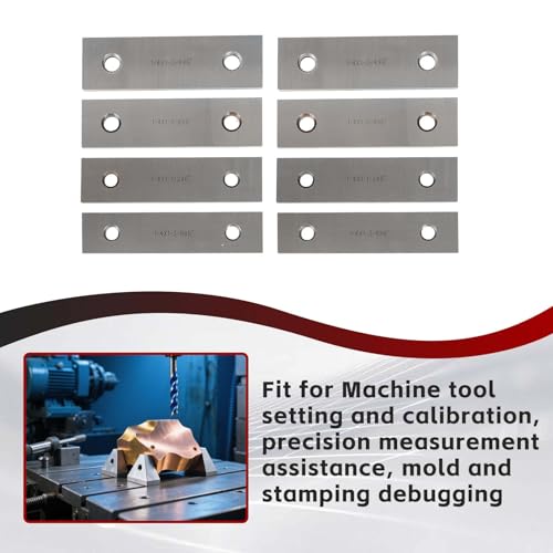 findmall 9 Pair 1/4 x 6 Accuracy Parallel Block Set .0002 Hardened Gage Gauge Tool Set - size: 9 Pair 1/4